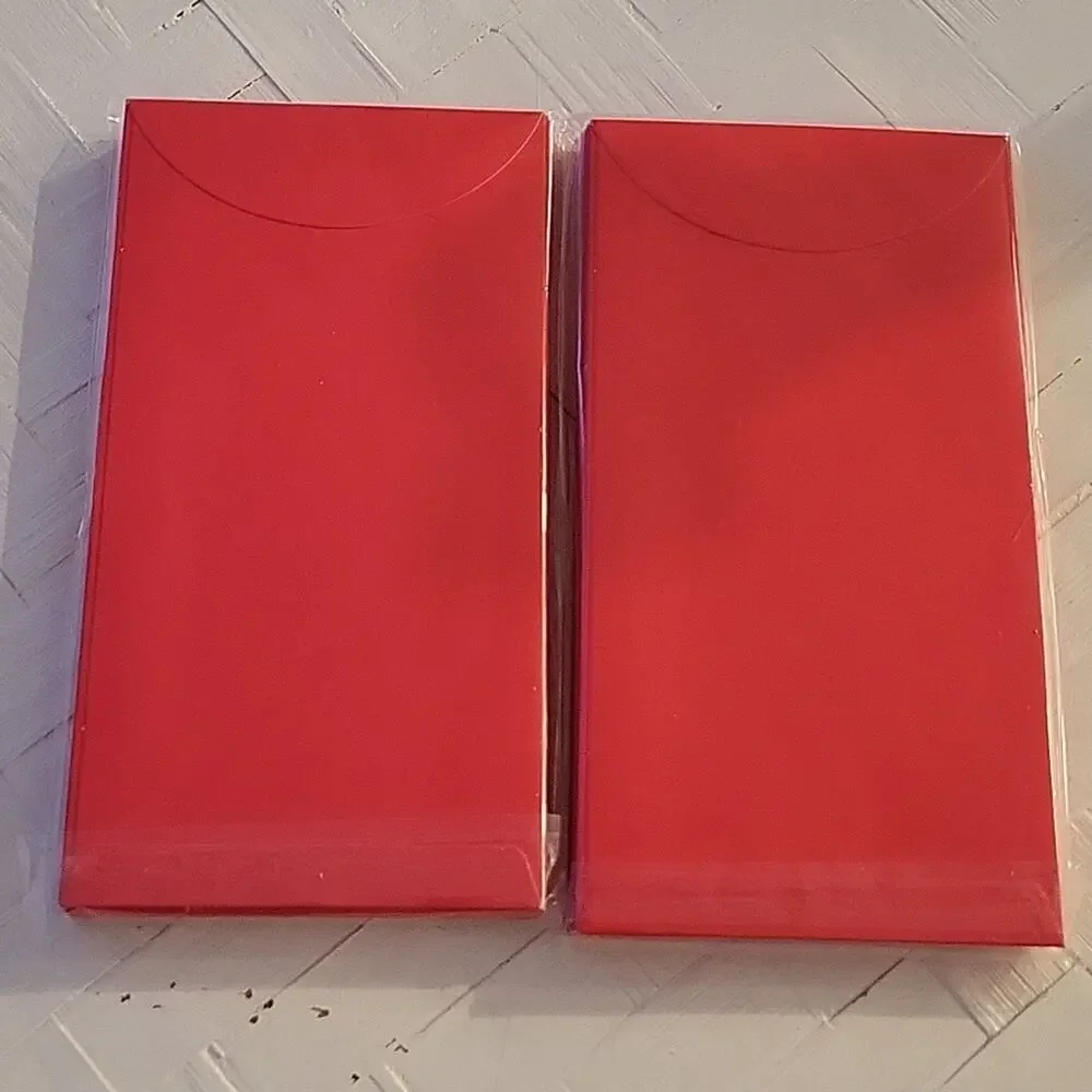 Best Wishes Chinese Money Envelopes Red and Gold Two Packs of Ten 7
